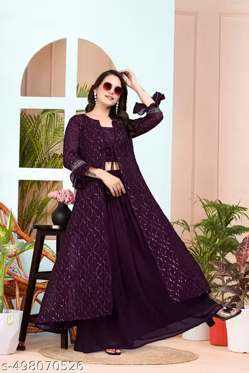 Fancy Ready to Wear Lehenga with Stitched Blouse, Partywear Emberodery Work Lahenga Choli With Dupatta